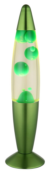 Lavaleuchte LED BUBBLE grün