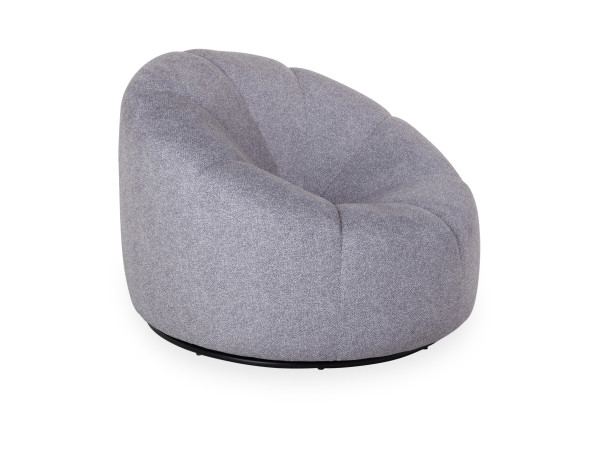 Sessel SERAJA in grau aus Stoff