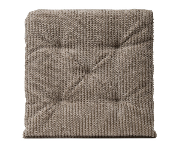 Sitzkissen ELMA taupe in taupe aus Polyester