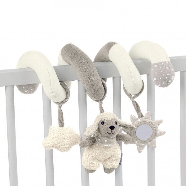 Spirale STANLEY in grau aus Stoff