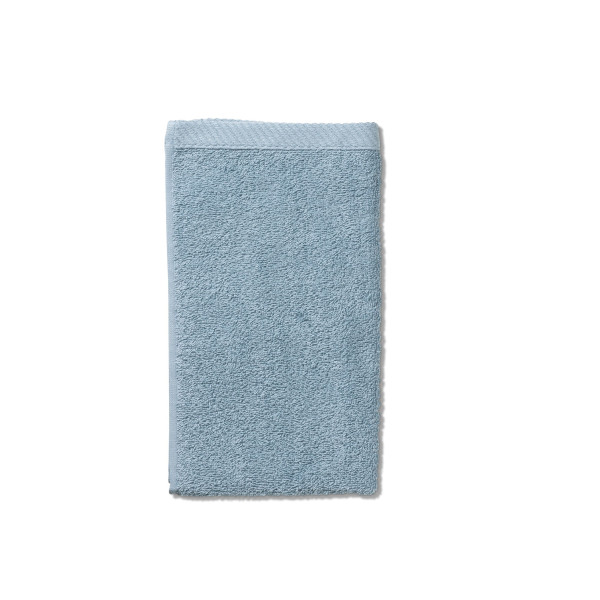 Gästetuch LADESSA blau in blau aus Baumwolle