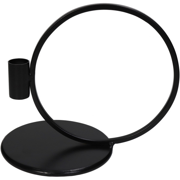 Kerzenhalter STICK BLACK in schwarz aus Metall
