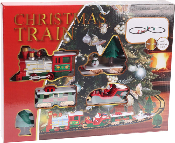 Eisenbahn-Set X-MAS in mehrfarbig aus Polypropylen