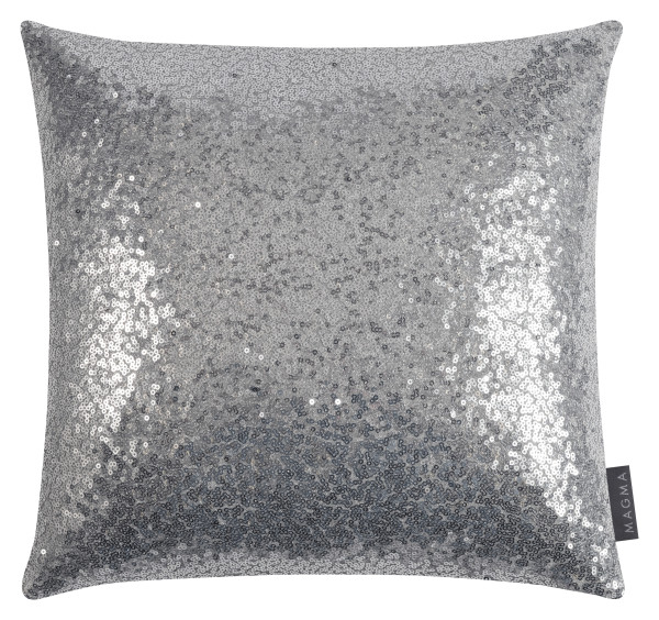 Kissen GLITTER silber