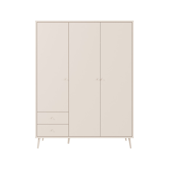 Kleiderschrank HARLISON in sand aus Dekor