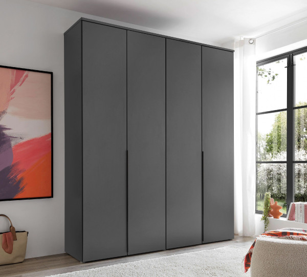 Kleiderschrank KAYNE in graphit aus Dekor