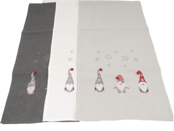 Tischläufer WICHTEL in mehrfarbig aus Polyester