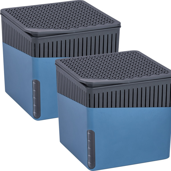 Raumentfeuchter 2er Set CUBE in mehrfarbig aus Materialmix