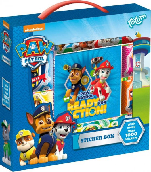 PAW PATROL Sticker Box aus Kunststoff