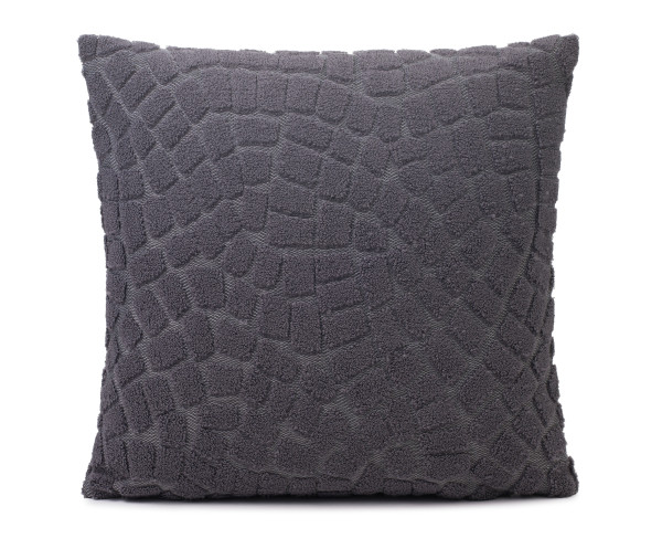 Kissenhülle PEBBLES anthrazit in anthrazit aus Polyester
