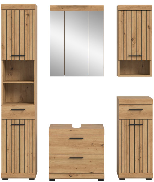 Badezimmerset SCOUT in Eiche aus Holz