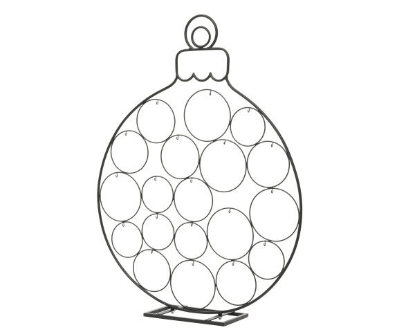 Dekoobjekt X-MAS GLOBE schwarz
