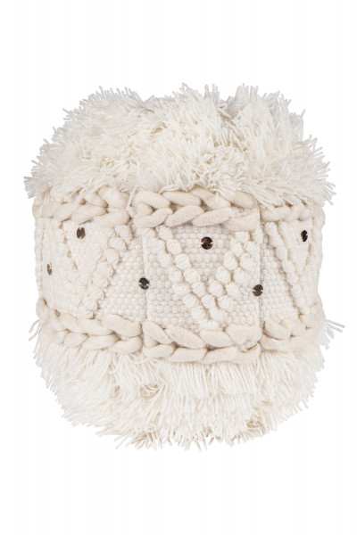Hocker BOHIST in creme