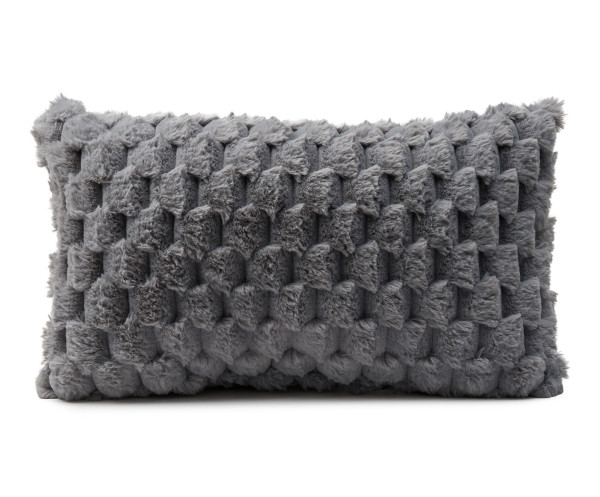 Kissen CARMEN silber in silberfarben aus Polyester