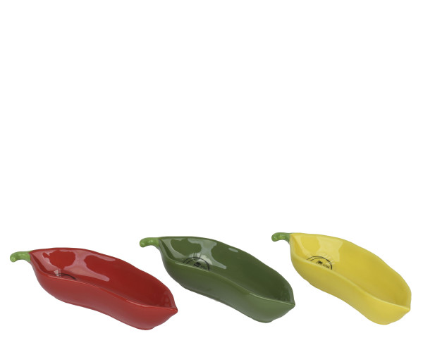 Schale TAPAS in mehrfarbig aus Dolomit