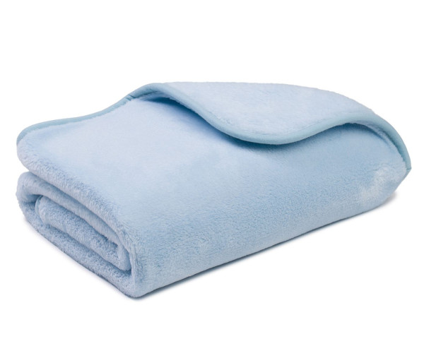 Decke PREMIUM CASHMERE blau in blau aus Polyester