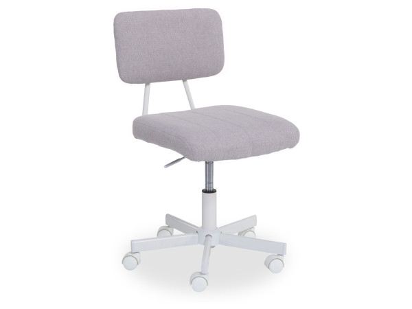 Drehstuhl LINNEA in grau aus Stoff