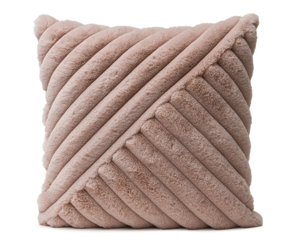 Kissen vito PATCHWORK 2 in Altrosa aus Polyester