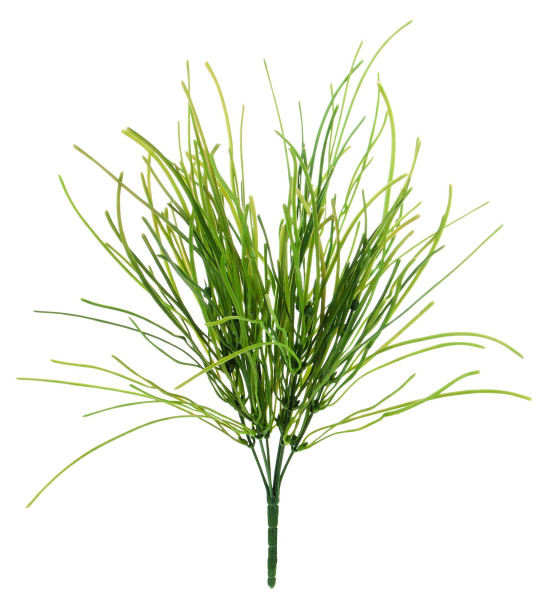 Kunstblume GRASBUSCH in grün aus Kunststoff