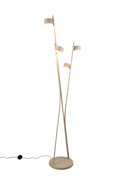 Stehleuchte CODA in beige aus Metall