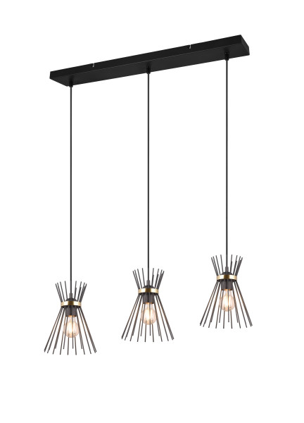 Pendelleuchte ROD in mehrfarbig aus Metall