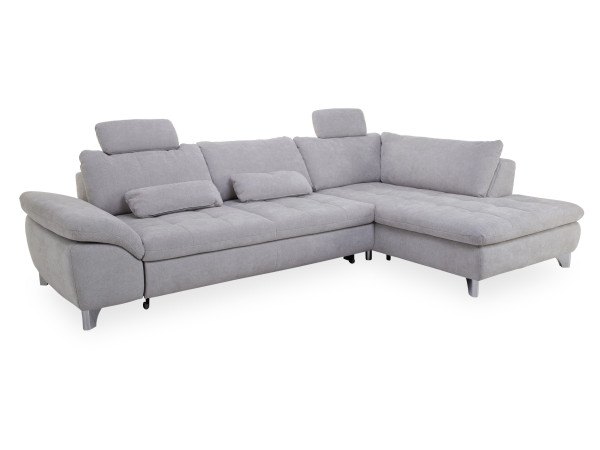 Polsterecke PALJA in silver aus Stoff