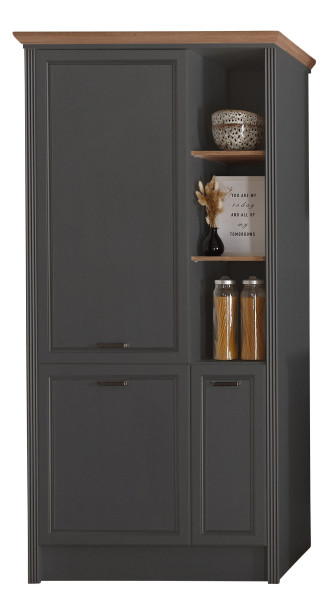 Seitenschrank JASMIN KS100 in anthrazit aus MDF