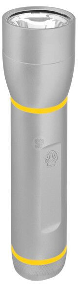 Taschenlampe SHELL in Alufarbig aus Alu