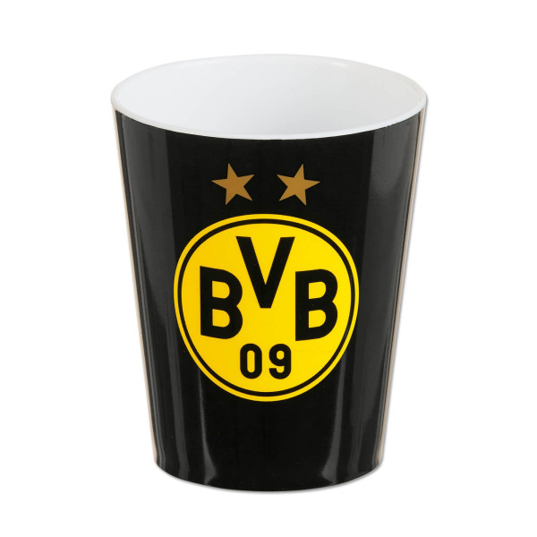 Zahnputzbecher BVB in mehrfarbig aus Kunststoff