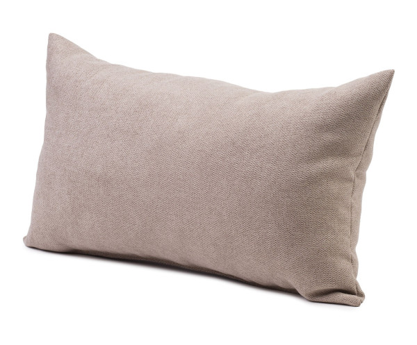 Kissen DARCO taupe in taupe aus Polyester