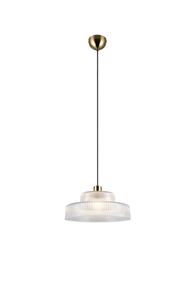 Pendelleuchte ABELLA in transparent aus Glas