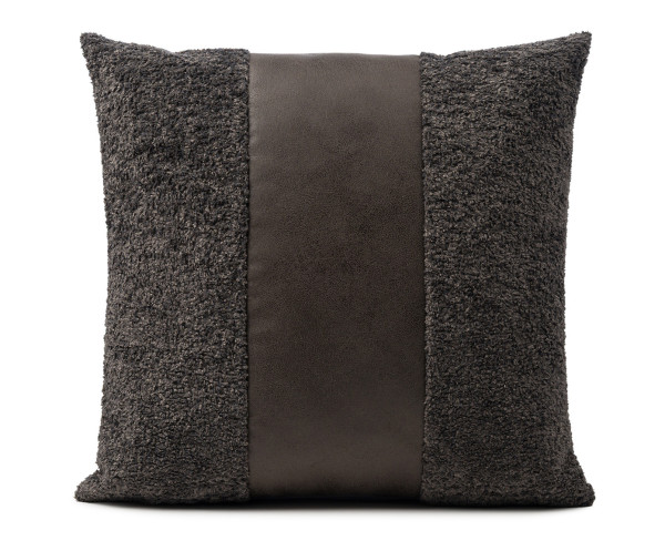 Kissen GLAMET anthrazit in anthrazit aus Polyester
