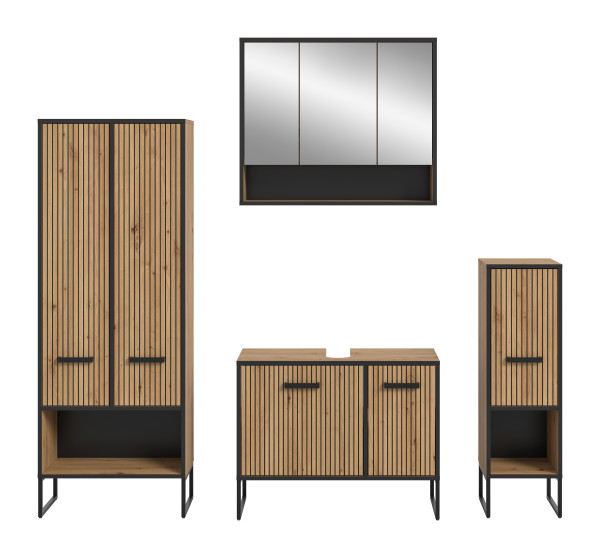 Badezimmerset BAGNO in Eiche aus Holz