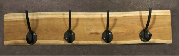 Garderobe WOOD in braun aus Holz