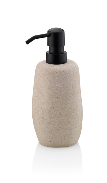 Seifenspender RODA beige in grau aus Zement