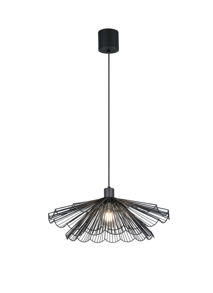 Pendelleuchte MARGARITA in schwarz aus Metall