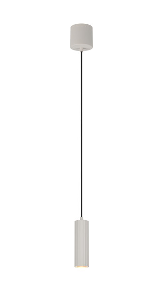 Pendelleuchte SOKA grau in grau aus Metall