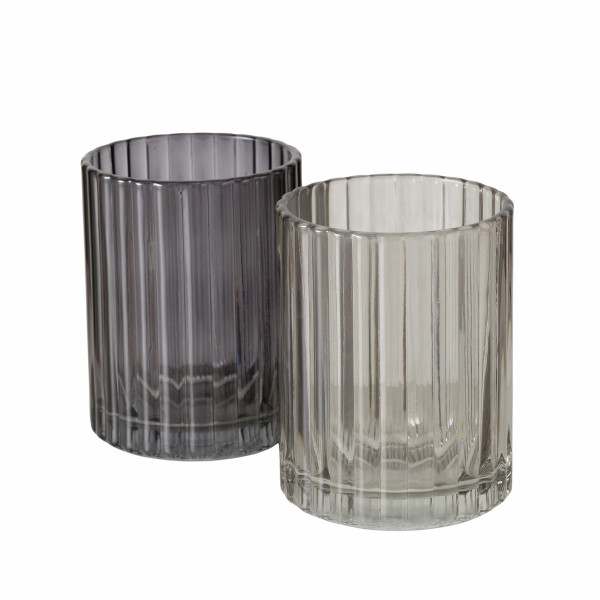 Trinkglas BAGNO in mehrfarbig aus Glas
