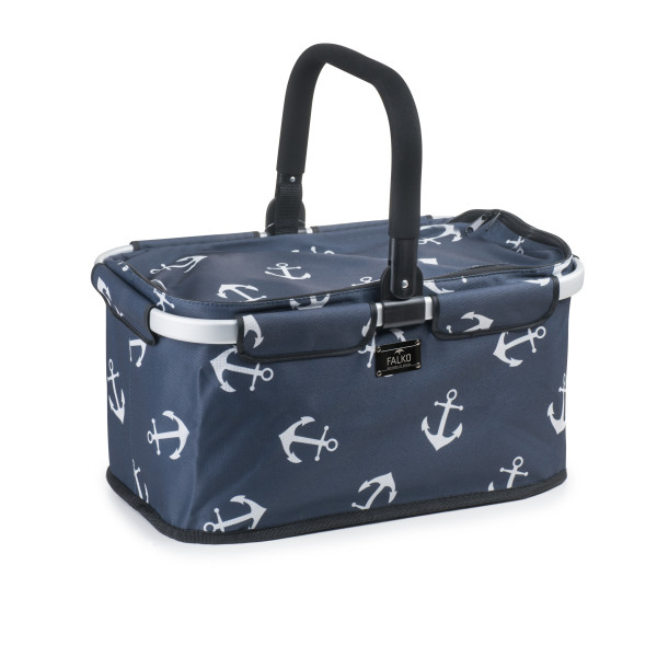 Einkaufskorb FALKO PREMIUM in mehrfarbig aus Materialmix