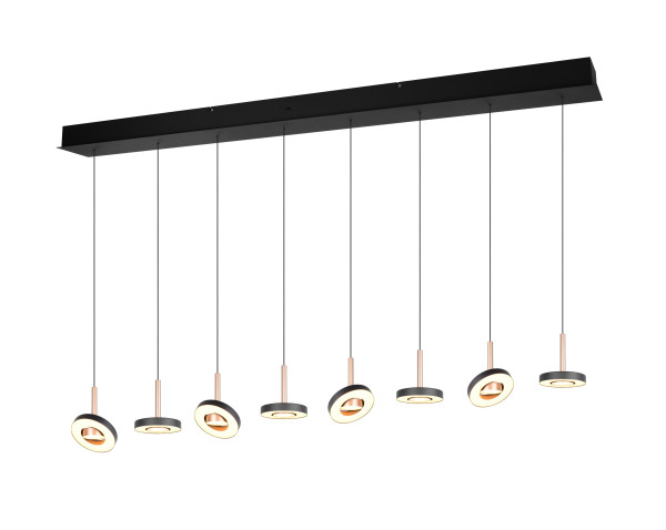Pendelleuchte GUANO in coffee aus Metall