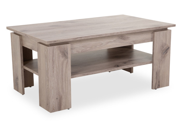 Couchtisch LIVIN BAVENO in hellgrau aus Dekor