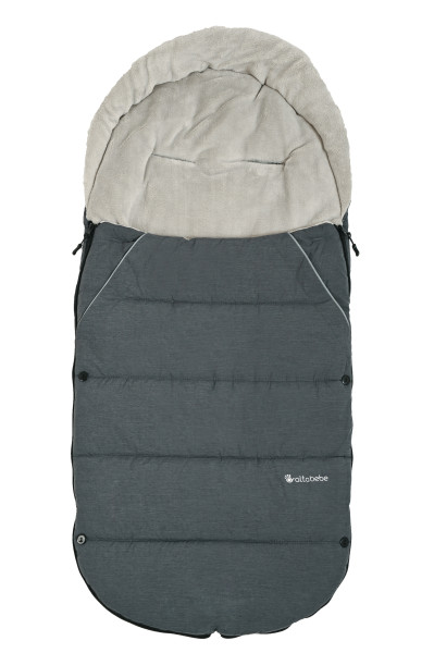Winterfußsack UNIVERSELL in mehrfarbig aus Materialmix