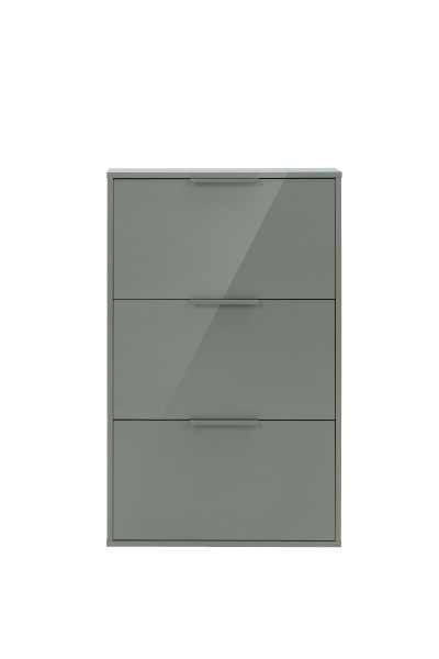 Schuhkipper FLOW in Salbei aus Hochglanz