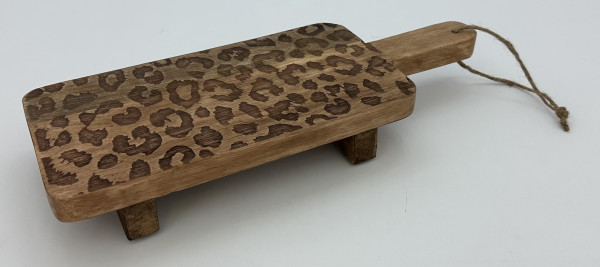 Tablett LEO in mehrfarbig aus Holz