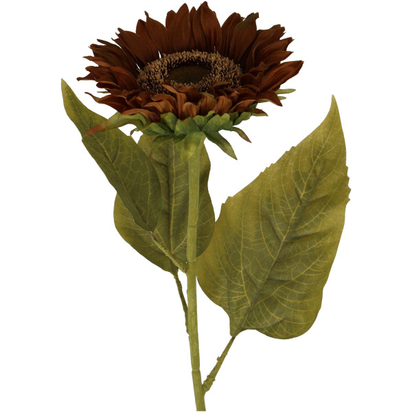 Kunstblume SUNFLOWER ocker in mehrfarbig aus Kunststoff