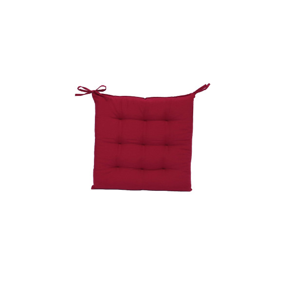 Sitzkissen NILS bordeaux in rot aus Mischgewebe