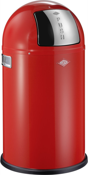 Abfalleimer PUSHBOY jr. rot