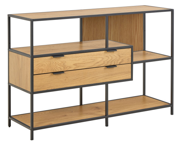 Regal SEAFORD in natur aus Materialmix