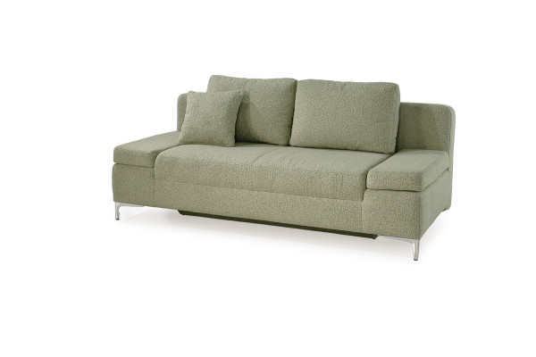 Schlafsofa JELINA in grün aus Stoff