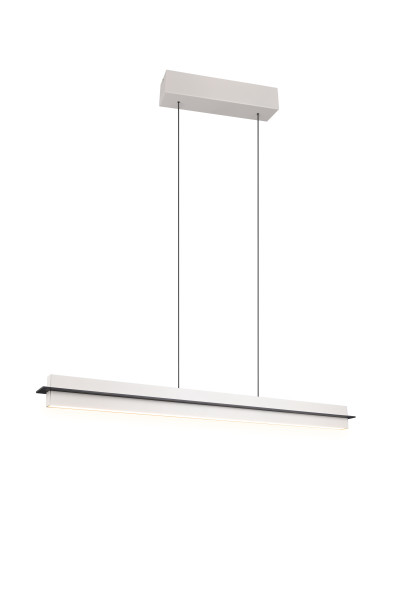 Pendelleuchte EMERSON in grau aus Metall